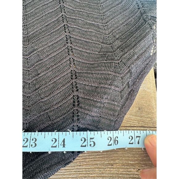 Missoni women’s black knit zig zag dress, size 38 (US 2) - Picture 4 of 10